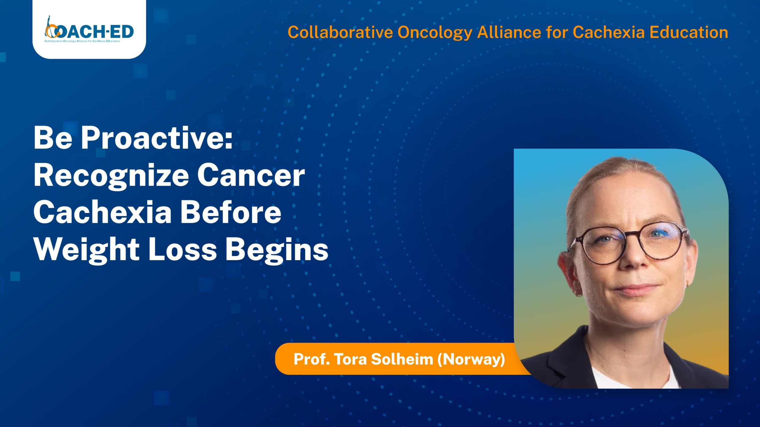 Be Proactive Recognize Cancer Cachexia Before Weight Loss Begins